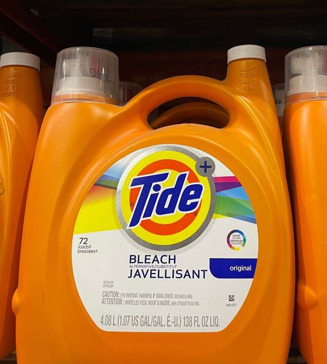 Tide Plus Bleach Alternative Javellisant Liquid Laundry Detergent 72