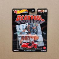 Hotwheels รุ่น Deadpool Scooter แดง