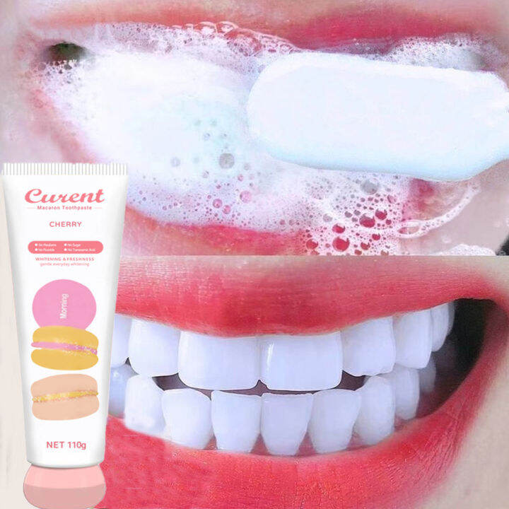 Toothpaste whitening Teeth Removes Stains and Tartar Cleans Yellow Teeth Breath Fresh and Strong