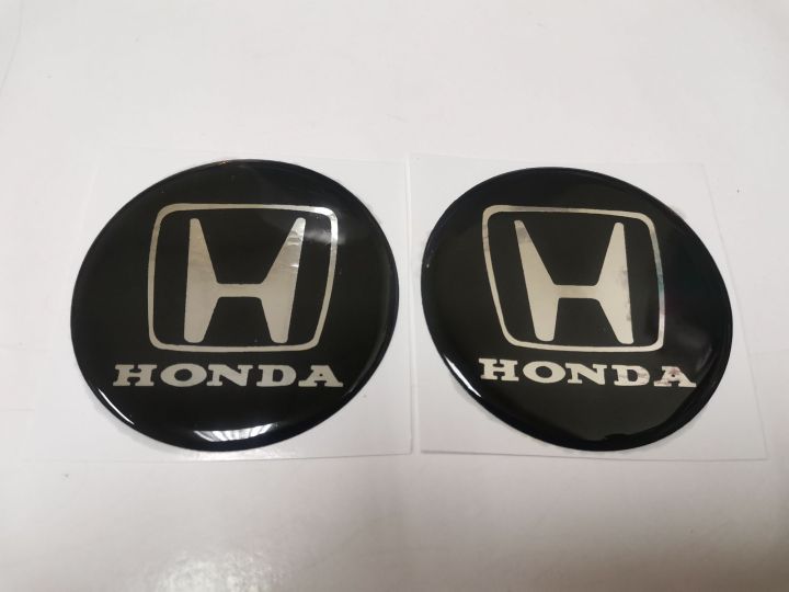 สติ๊กเกอร์กลมเทเรซิ่นนูนอย่างดี-โลโก้-honda-ติดรถ-แต่งรถ-sticker-ฮอนด้า-ติดดุมล้อ-ดุมล้อ-กลม-ทรงกลม-ติดพวงมาลัย