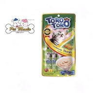 Toro Toro ขนมครีมแมวเลีย รสไก่และผัก 15gx4ซอง