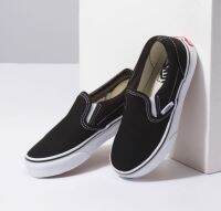 รองเท้า Vans Slip-On รองเท้า​ผ้าใบ แวน สลิป-ออน สี ดำ, ขาว ใส่เที่ยว ออกงาน ลำลอง