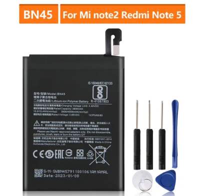 BN45 แบตเตอรี่ For Xiaomi Mi Note2 / Redmi Note5 battery
