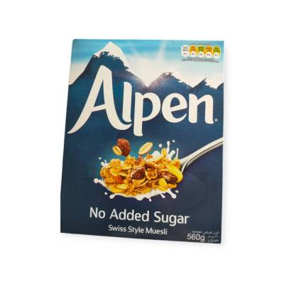 Alpen Muesli No Added Sugar มูลลีไม่เติมน้ำตาล 560g