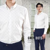 Shirtoria-Cotton ลาย DOTS เสื้อเชิ้ตแขนยาว