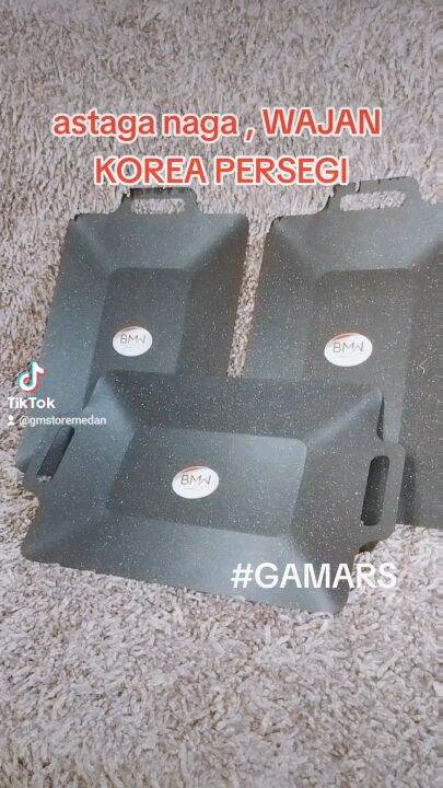 Wajan KOREA BMW KONDUKSI PERSEGI 42X27CM / Wajan GRILL BBQ Anti Lengket ...