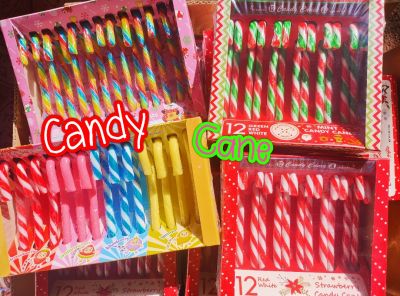 Candy cane ☃️ลูกอมไม้เท้า แคนดี้เคน ทานได้ อร่อย น่ารัก สินค้าพร้อมส่ง