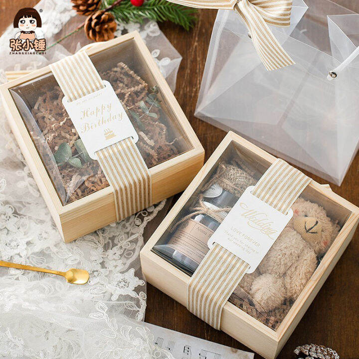 Zhang Small Hammer Bridesmaid Gift Wooden Box Birthday Gift Box Wedding