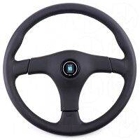 พวงมาลัย Nardi Gara 3/3 Steering Wheel 365mm Leather Black Stitch แท้ อิตาลี่ ด้ายดำ Italy รุ่นนวมเต็ม หายาก