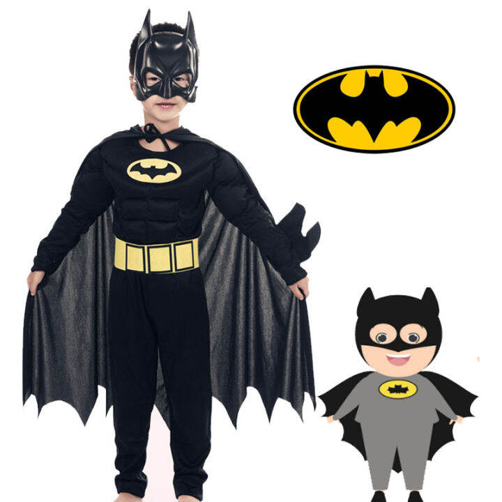 Children's Batman Cosplay Halloween Batman Justice League Masquerade
