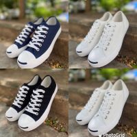 Converse Jack Purcell Classic หัวแจ็ค?ปักลิ้น ?3 สี???? รองเท้าผ้าใบ Jack​​ มาแชร์ ใส่ได้ทั้ง ชาย หญิง พร้อมส่ง​ กรมท่า-ขาว-เทา-ดำ 37-44​