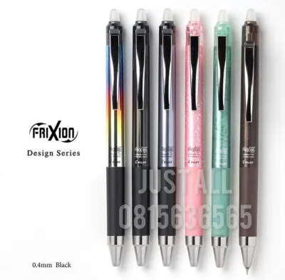 💥Limited Design Series💥Pilot Frixion Knock 04 ==&gt; ปากกาลบได้หมึกสีดำ