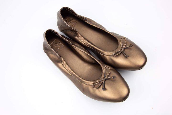 sincera-brand-premium-flat-shoes-คัชชูสีน้ำตาล-metallic-brown-รองเท้าคัชชูส้นแบน-คัชชูส้นเตี้ย-หนังนิ่ม-ไม่กัดเท้า