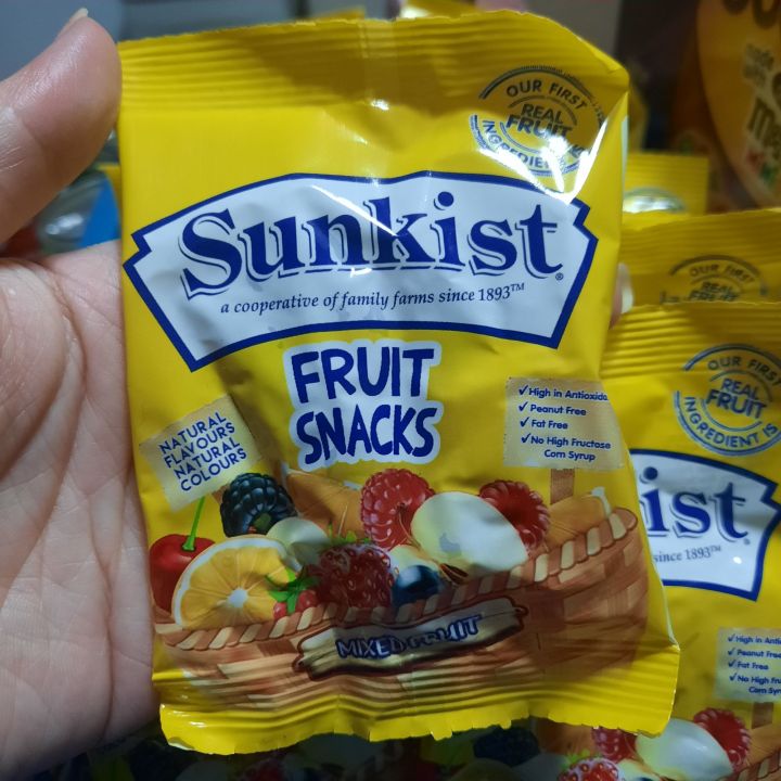 Sunkist fruit snacks gummy Lazada PH