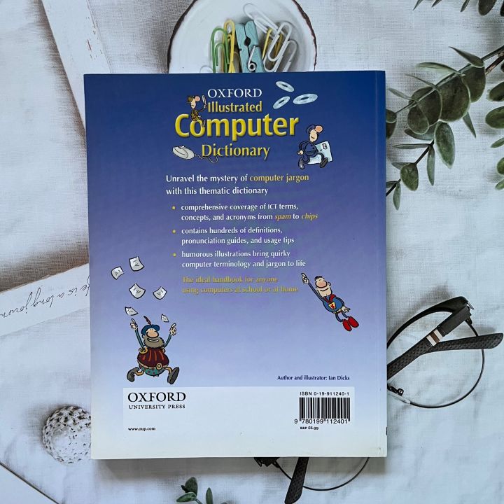 oxford-หนังสือดิกชันนารี-รวมคำศัพท์ทางด้านคอมพิวเตอร์-illustrated-computer-dictionary