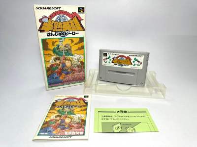 ตลับแท้ Super Famicom (japan)(sfc)  Hanjuku Eiyuu: Aa, Sekaiyo Hanjukunare...!!