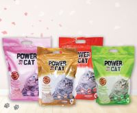 ทรายแมวเต้าหู้ Power Cat แท่งเล็ก ดับกลิ่นได้ดี มี 4 กลิ่น