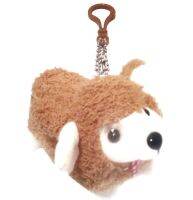 ซาฟารี ตุ๊กตาผ้าขน ไส้ใยสังเคราะห์ พวงกุญแจ แกะ (น้ำตาล) Beautiful Fabric with Synthetic Fiber Handmade Sheep (Brown) Rag Doll Keychain