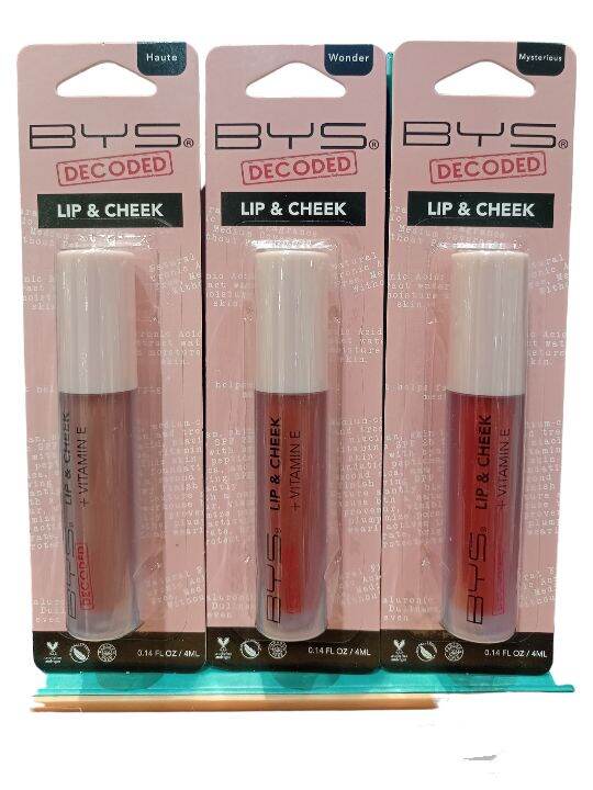 BYS Decoded Matte Lip/Check Tint | Lazada PH