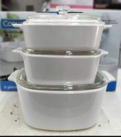 Corningware สีขาว ชุด 6 ชิ้น