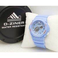 D-ZINER 8301นาฬิกาข้อมือผู้หญิง Quartz Hybrid digital analogเครื่องญี่ปุ่น ทรงกลม35mm.สีสันสดใสสวยงาม พร้อมกล่อง