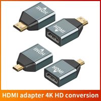 4K 60HZ Mini Micro หัวแปลงสัญญาณ Hdmi Converter สำหรับแล็ปท็อปกราฟิกการ์ด TV Monitor หัวแปลงสัญญาณ HDMI Audio Video Transmissio