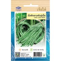 เมล็ดพันธุ์ ถั่วฝักยาว พันธุ์เนื้อ (Yard long bean) บรรจุ 60 เมล็ด ตราเจียไต๋