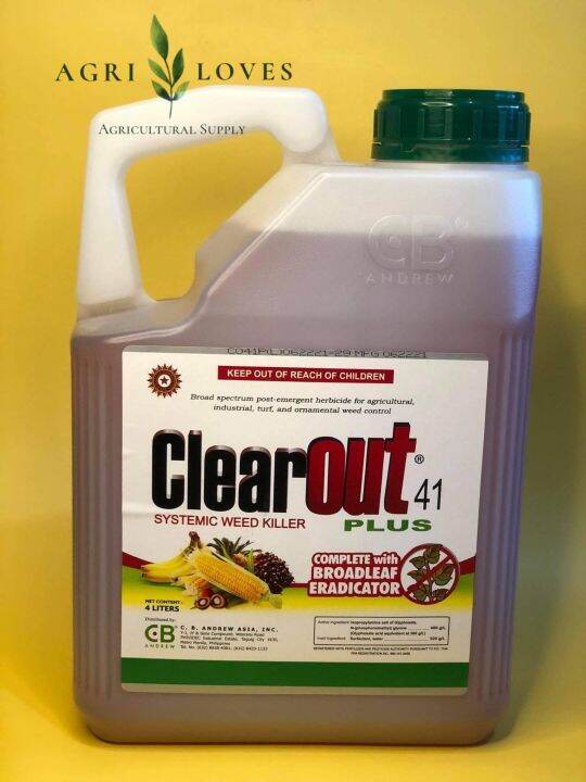 Clear Out 41 Plus Herbicide (4 liters) Lazada PH