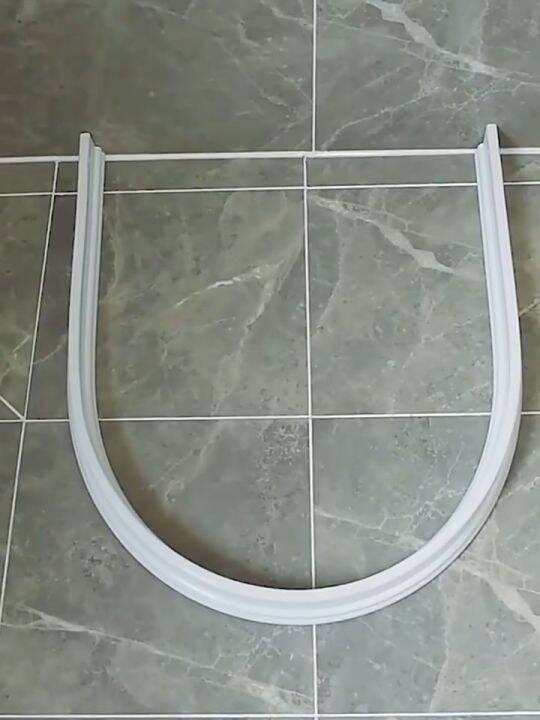 [Free glue] Silicone bathroom water stop strip Shower room door water