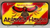 ATLANTA HAWKS LICENSE PLATE ? ป้ายทะเบียนบาสเก็ตบอล NBA Official Product Vintage ของแท้ 100% สวย หายาก