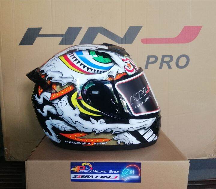 [COD] HNJ 902 PRO FULL FACE HELMET WITH SPOILER | Lazada PH