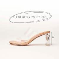 WEAR.SOUL #S359 Clear Heels 2.5 Inch