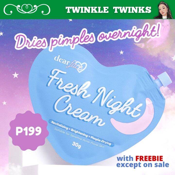 Dear Face Fresh Night Cream Lazada PH