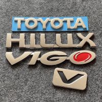 โลโก้ TOYOTA HILUX VIGO V ตัวหนังสือฝาท้าย (จำนวน 4 ชิ้น)