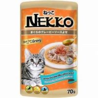 (ยกโหล)Nekko แมวโต รสทูน่าคัตสึโอะบูตะเกรวี่ 12ซอง