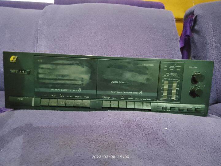 Set De 3 Courroies SANSUI D-99D – Qualité Suprême, Pour Platine Cassette Stéréo, Couleur Noire