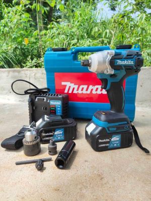 #บล็อกแบต #บล็อกไร้สาย Makita 209V แบตเตอรี่ฟรี 2 ก้อน (รองรับงานหนัก)