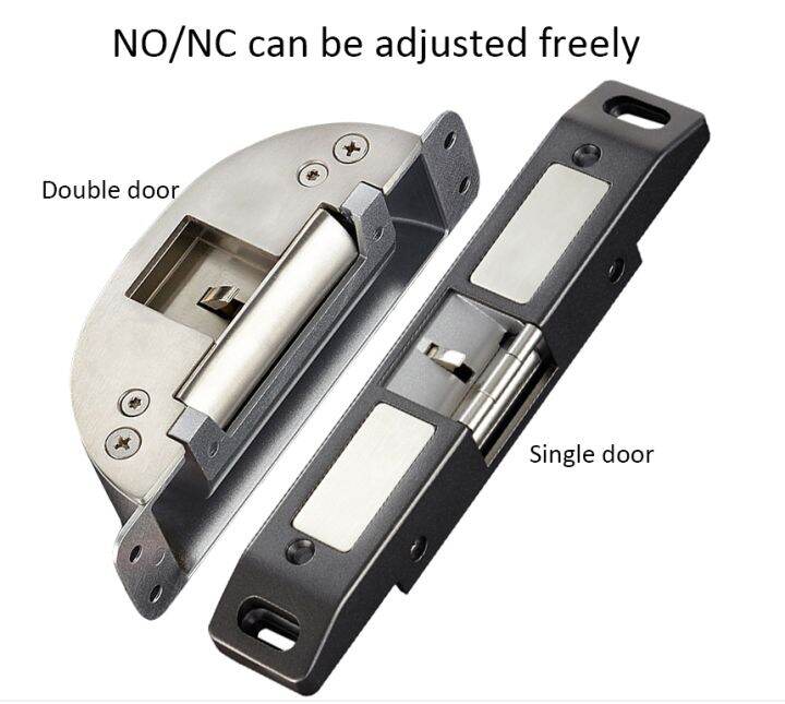 12V Access control Electric Strike Door Lock for Push Panic Bar Exit
