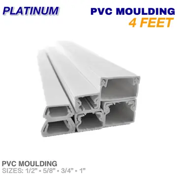 uPVC Electric Wire Moulding Cable Trunking (Cut 2x 1.22m)