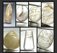 ไหมทอง ไหมทอง หินธรรมชาติ 100% ? Golden rutilated quartz 100% natural gemstone ?