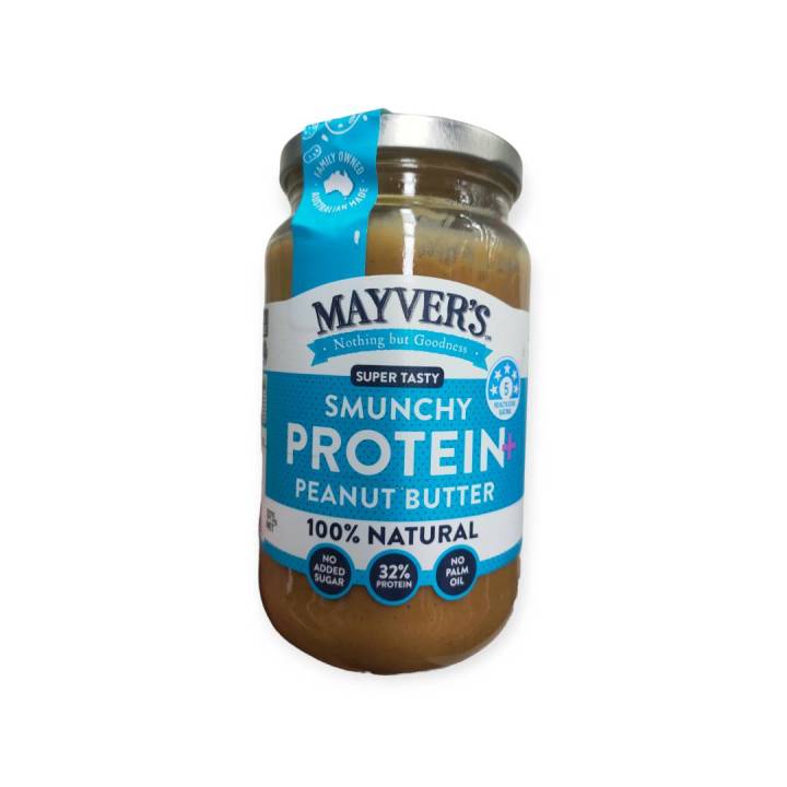 mayvers-protein-peanut-butter-spread-375g-โปรตีน-พีนัท-บัตเตอร์-สำหรับทาขนมปัง-เมย์เวอร์ส-375-กรัม