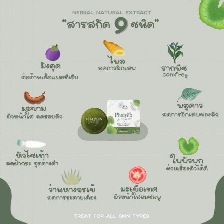 สบู่ไพรเย็น-ลดสิว-หน้าใสสารสกัดจากสมุนไพร-ของแท้100