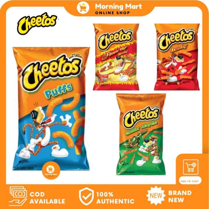 Cheetos 225.1 grams | Large Serving | Cheetos Puffs, Cheetos Crunchy ...