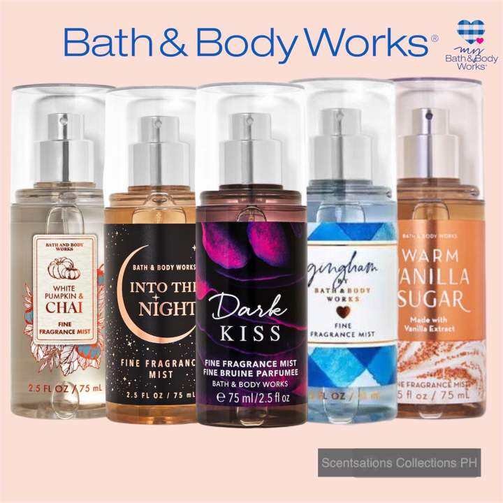 Original Bath And Bodyworks Travel Size Fine Fragrance Mist 75ml Made ...