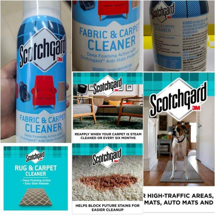 3m ScotchGard Fabric & Carpet Cleaner 14 oz (396g) Lazada PH