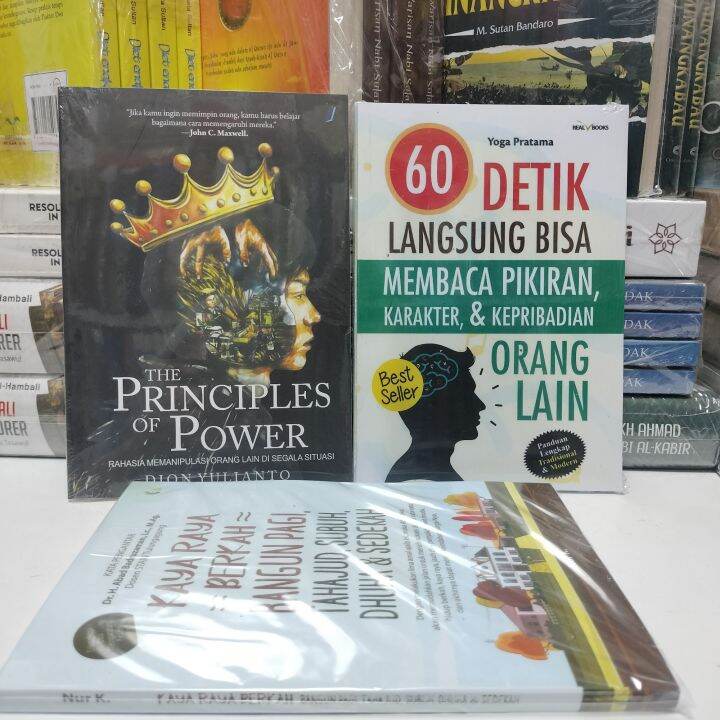 Paket 3 Buku The Principles Of Power, 60 Detik Langsung Bisa Membaca ...