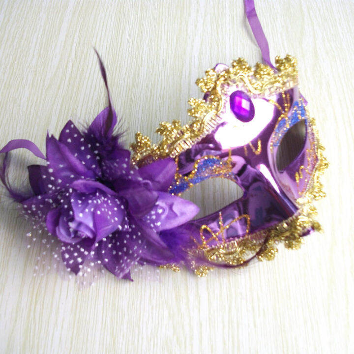 Venice Makeup Dance Mask Princess Half Face Masquerade Children