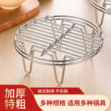 Stainless Steel Egg Steamer Rack Steaming Stand for Pressure Kitchen Cooker  Cooking Ware Multi-function Anti-scalding Rack