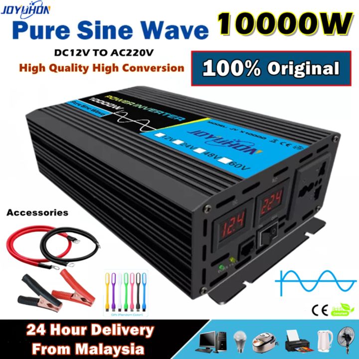 JOYUHON Solar Panel Power Inverter System Set 10000W Inverter DC12V to ...