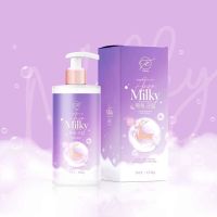 ครีมอาบน้ำ ออร่ามิ้ลกี้ AURA MILKY ปรับผิวขาวใส สูตรผิวนุ่มฟู / โลชั่น​ออร่าไวท์ ​